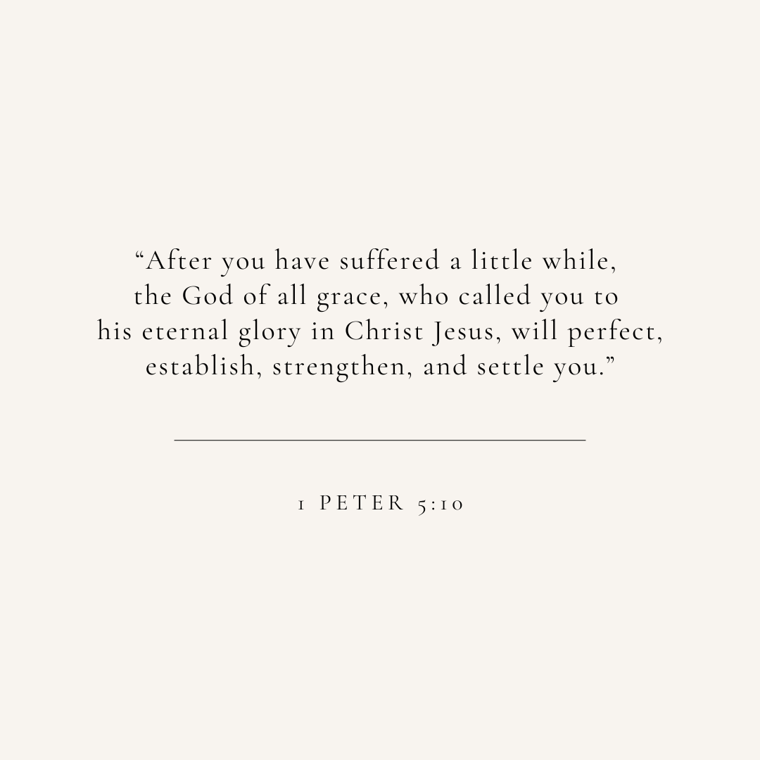 1 Peter 5:10 verse card