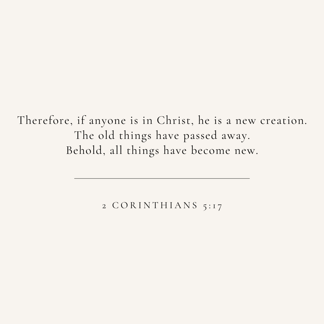 2 Corinthians 5:17 verse card