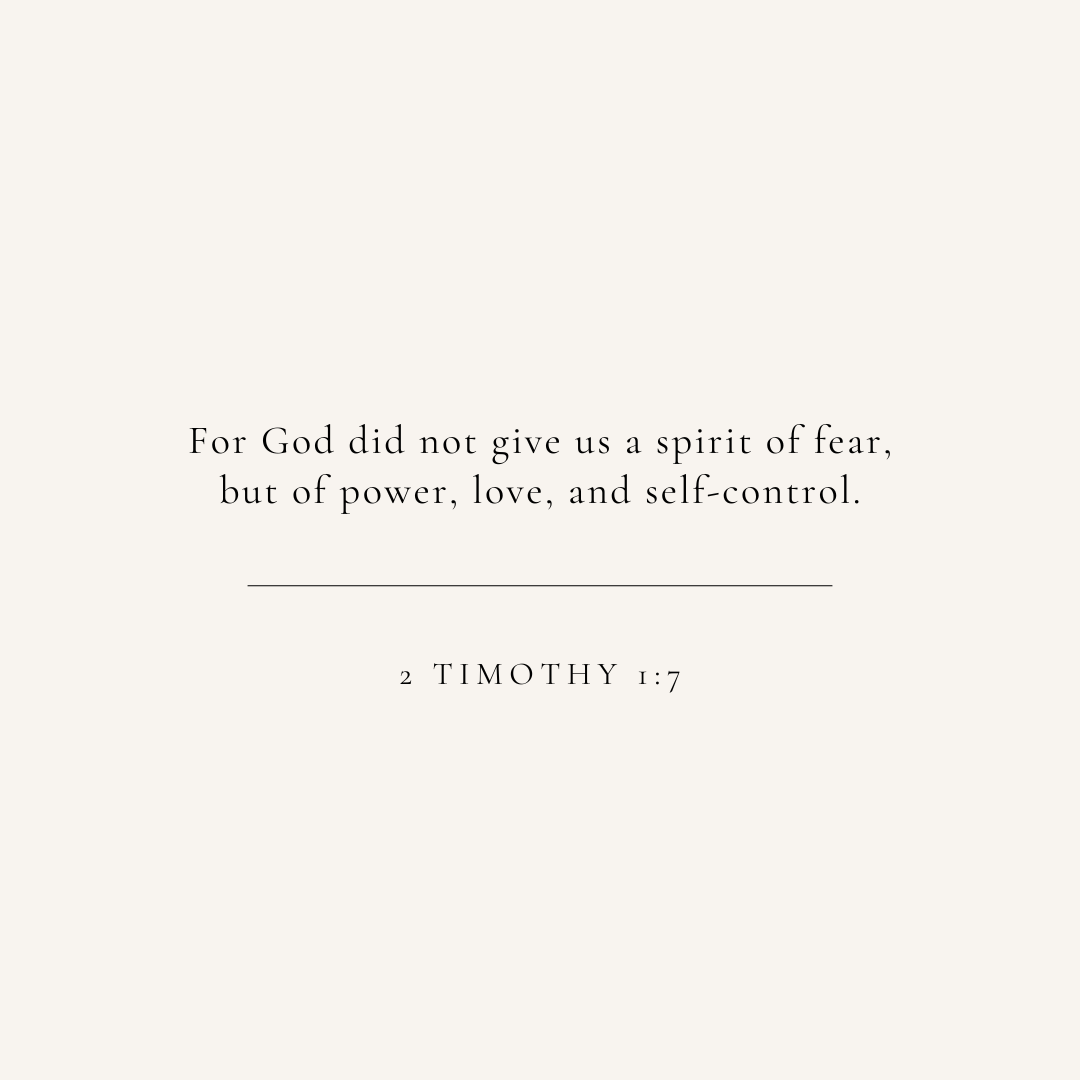 2 Timothy 1:7 verse card