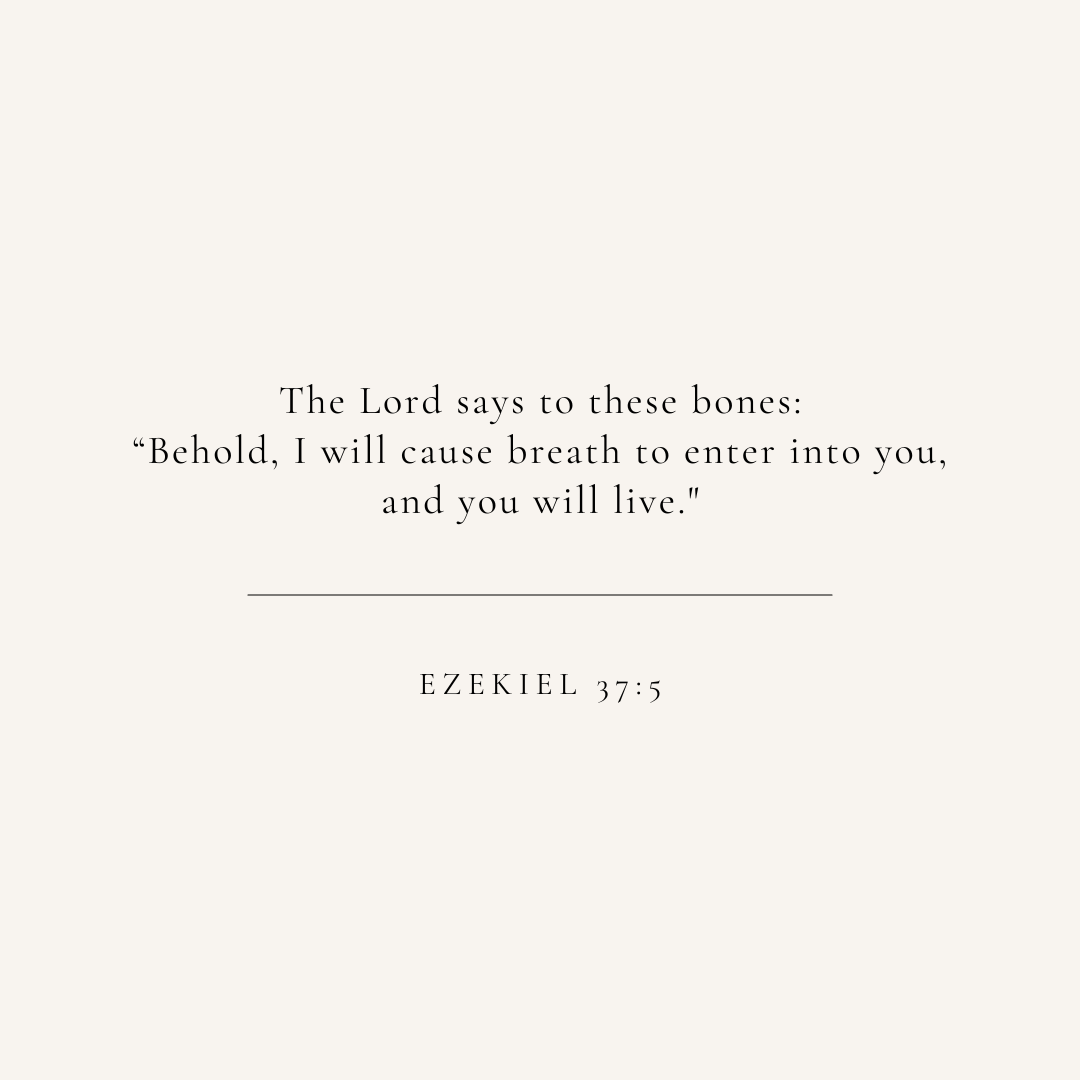 Ezekiel 37:5 verse card
