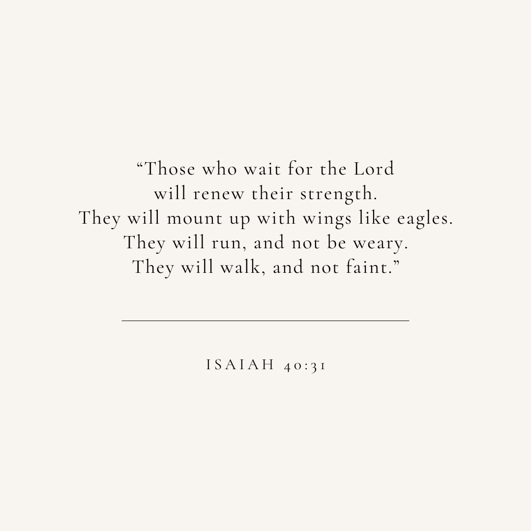 Isaiah 40:31 verse card