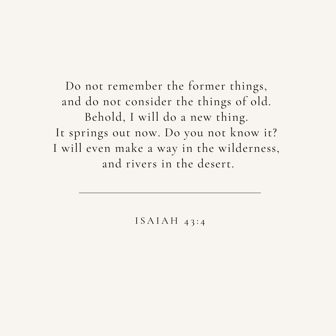 Isaiah 43:18-19 verse card
