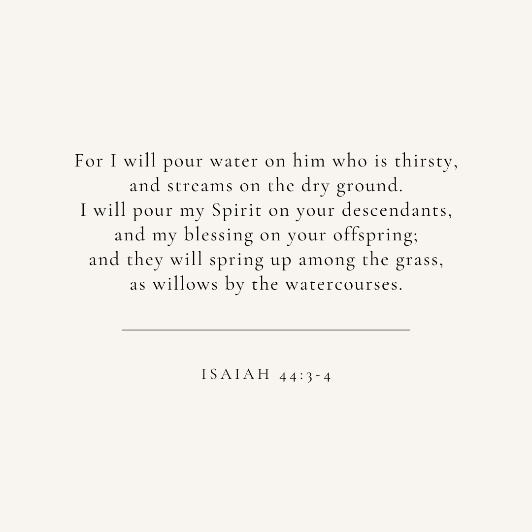 Isaiah 44:3-4 verse card