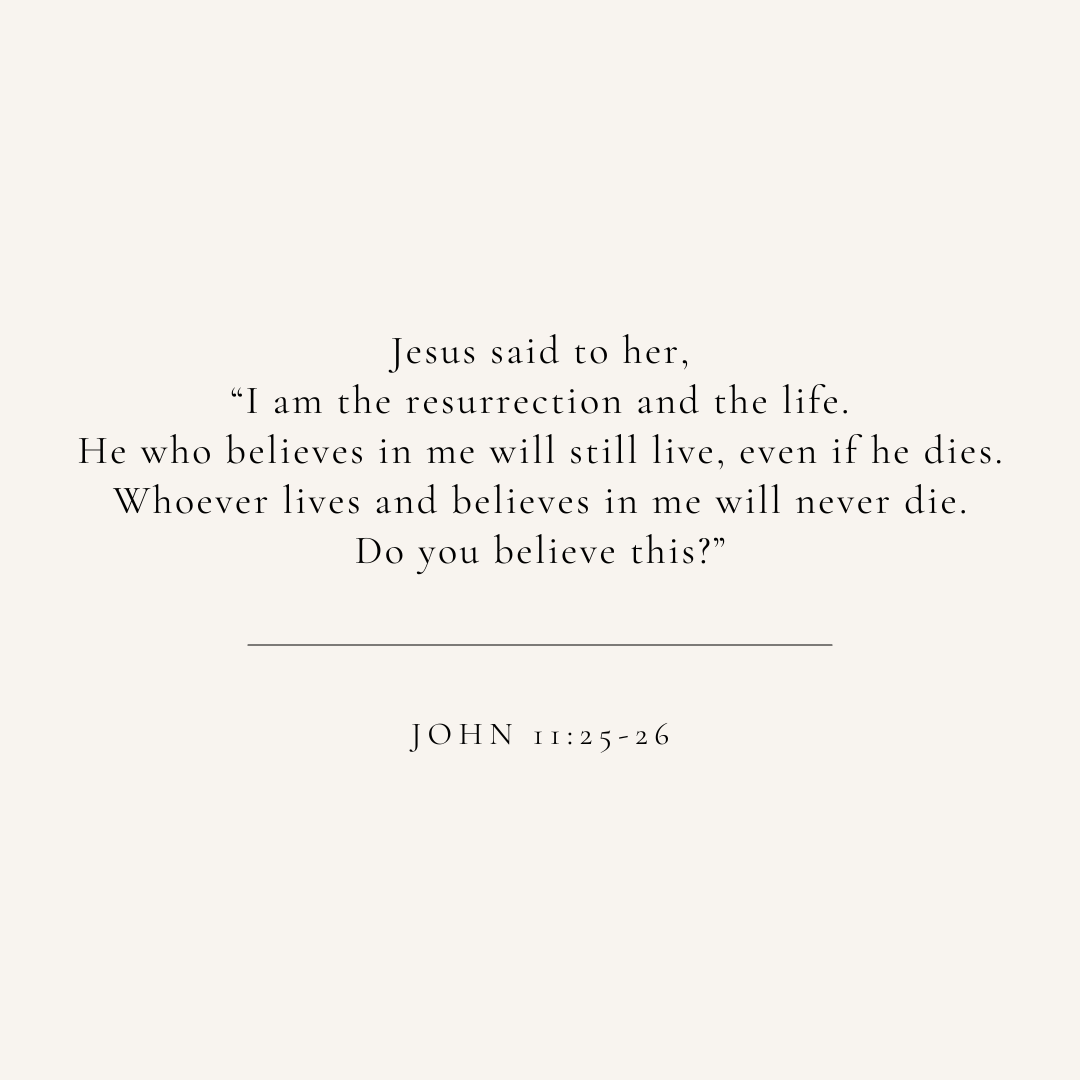 John 11:25-26 verse card