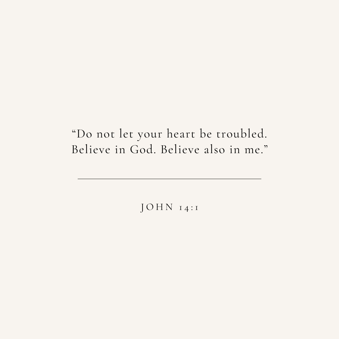 John 14:1 verse card