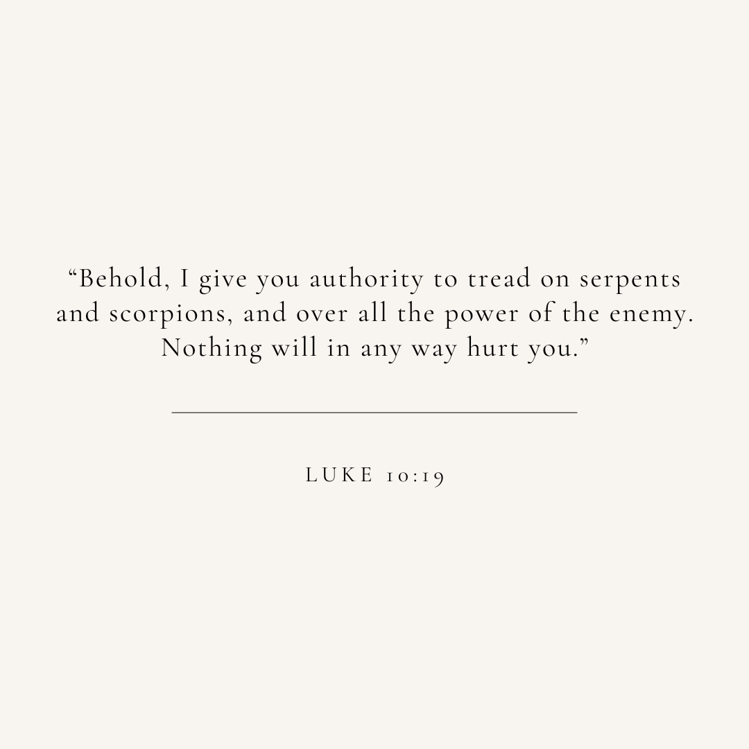 Luke 10:19 verse card
