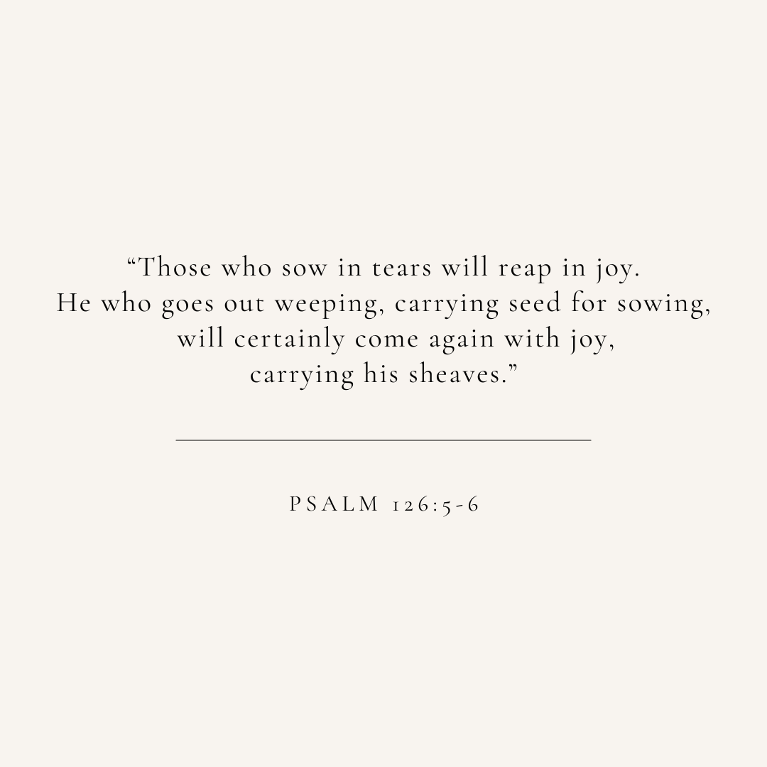 Psalm 126:5-6 verse card