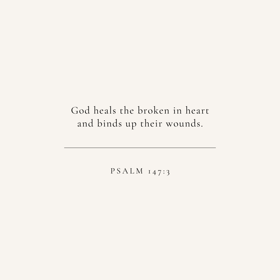 Psalm 147:3 verse card