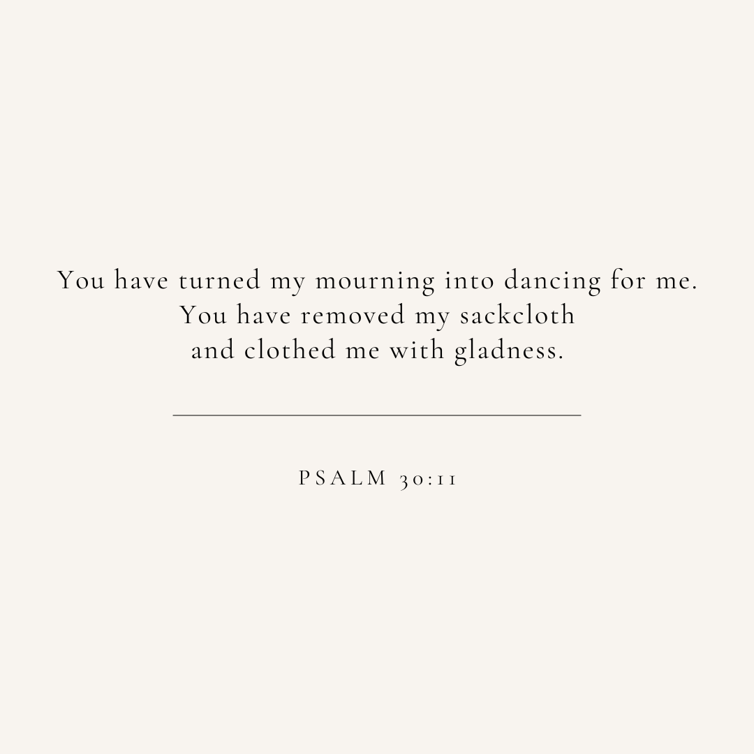 Psalm 30:11 verse card
