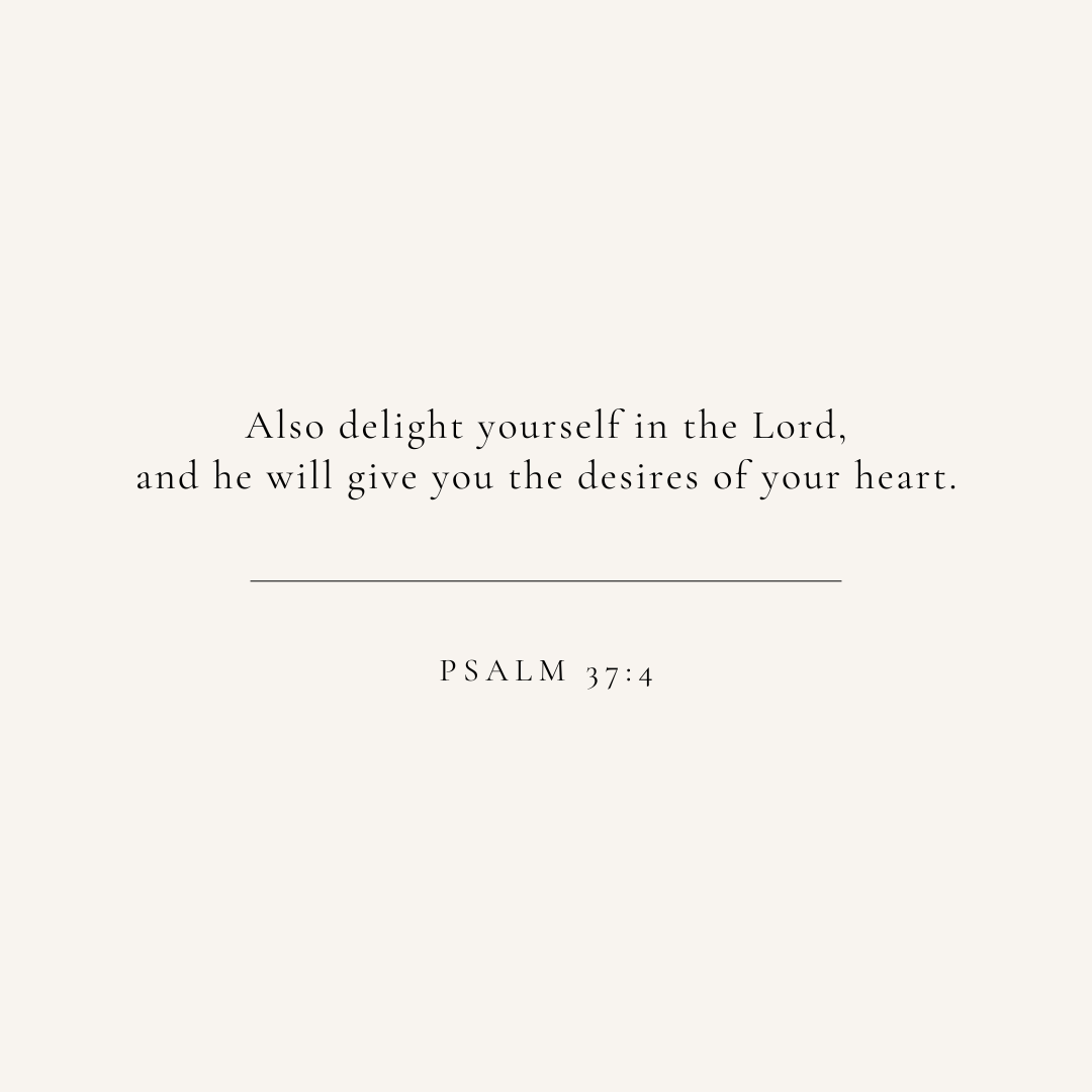 Psalm 37:4 verse card