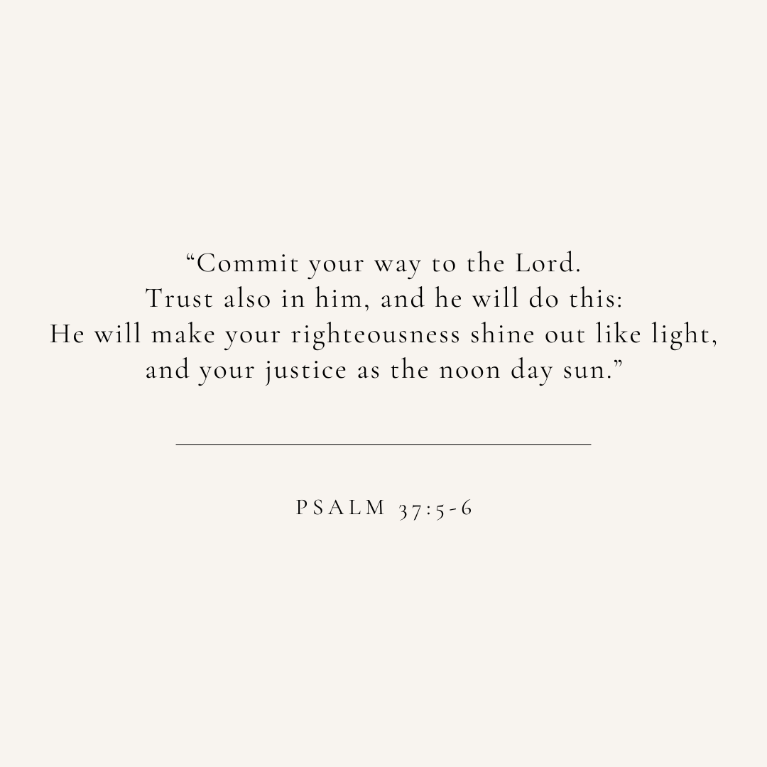 Psalm 37:5-6 verse card