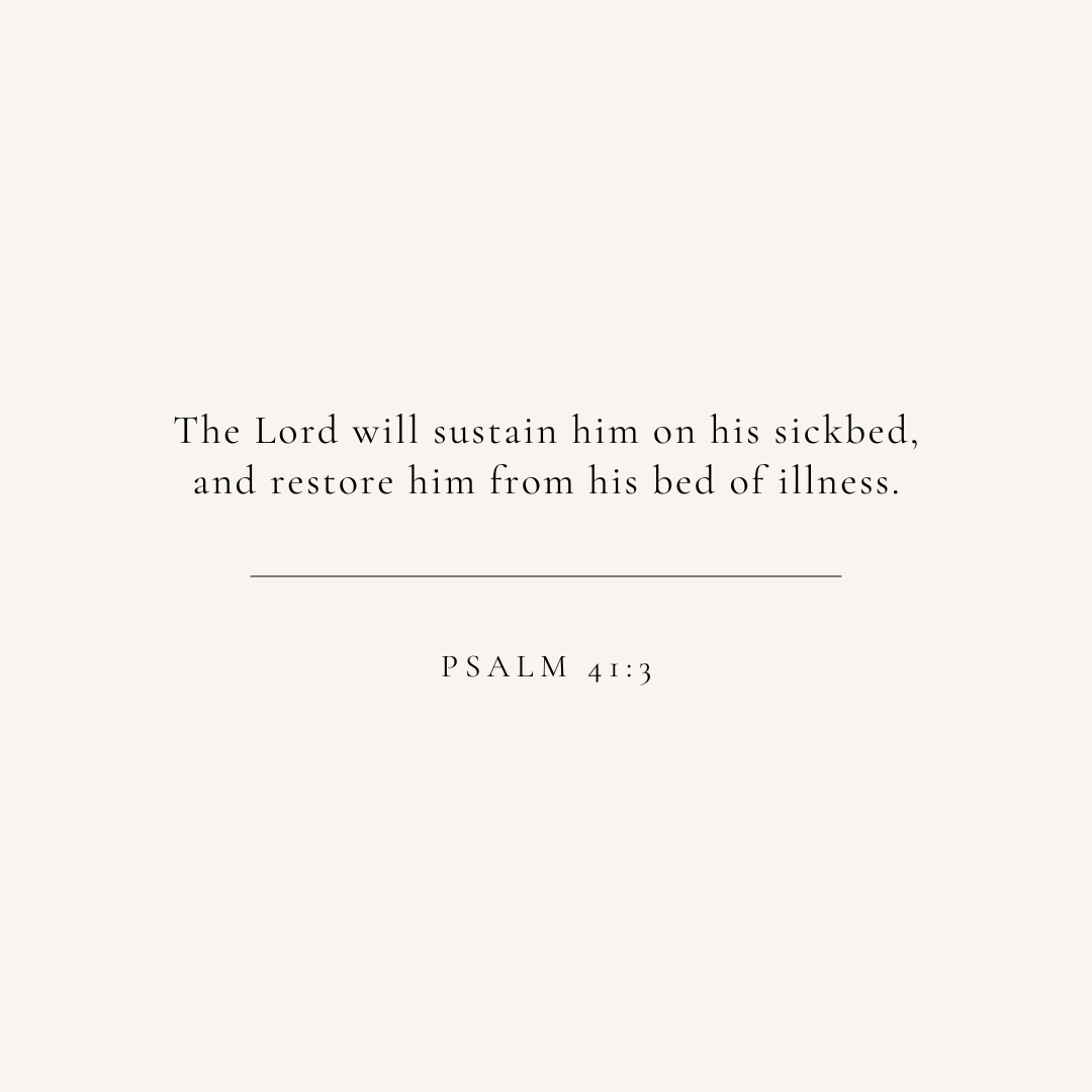 Psalm 41:3 verse card