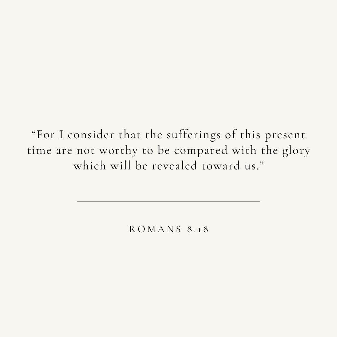 Romans 8:18 verse card