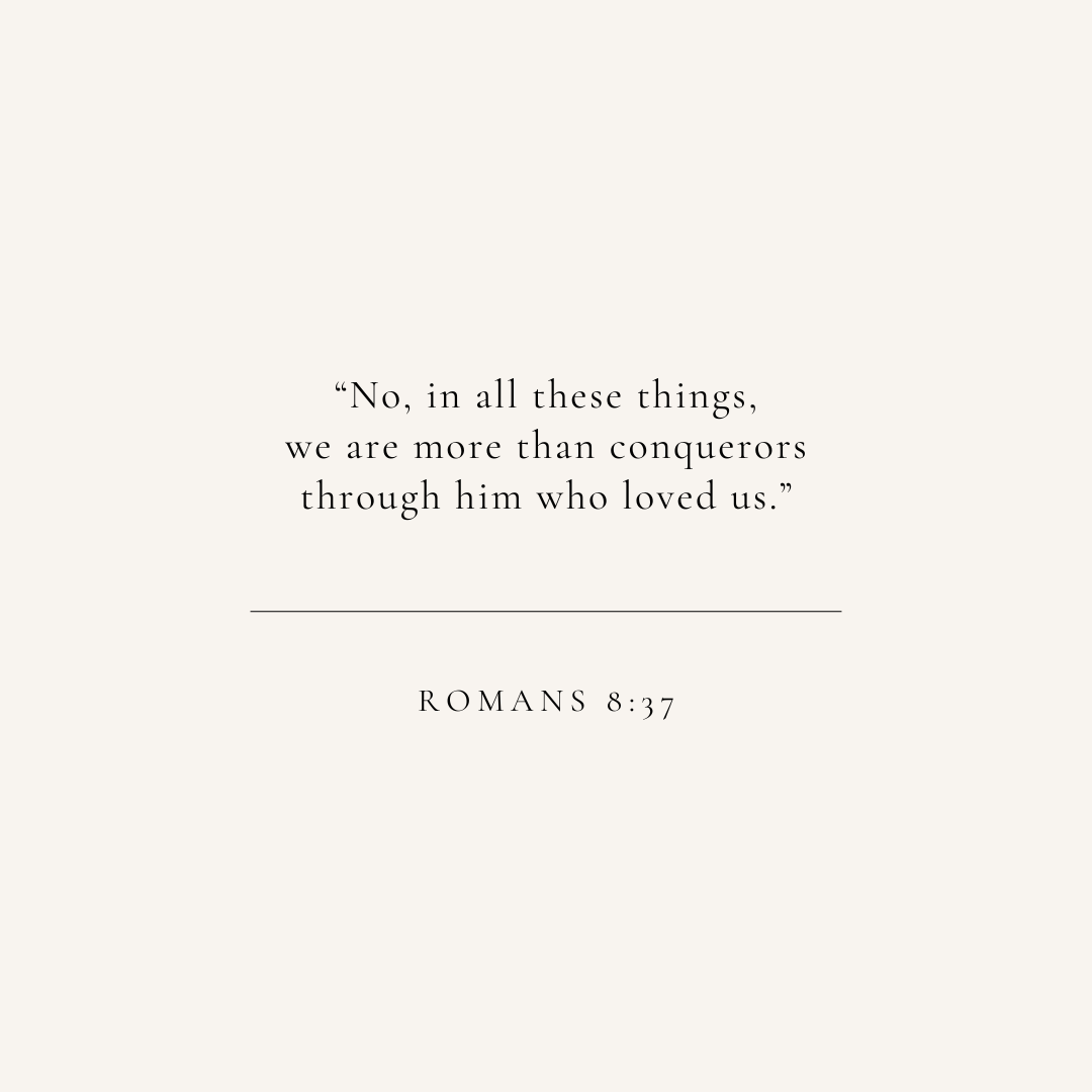 Romans 8:37 verse card