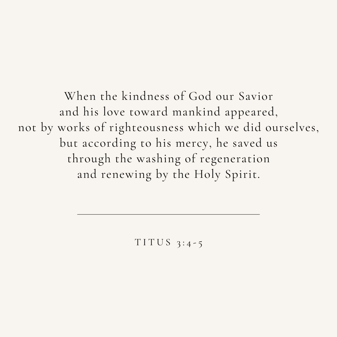 Titus 3:5 verse card